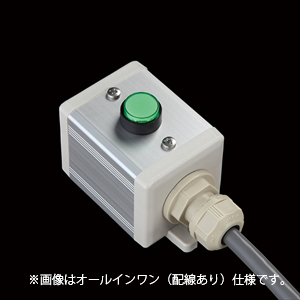 SBOX-45x45(D)-照光式押ボタン（丸形）1点/オムロン製付-配線なし