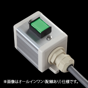 SBOX-45x45(D)-照光式押ボタン（角形）1点/IDEC製付-配線なし