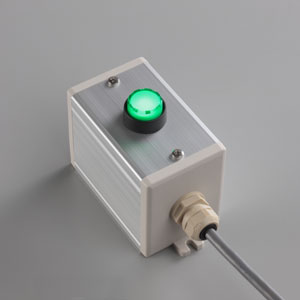 SBOX-64x80(D)-照光式押しボタン（丸形）1点/富士電機製付-1m配線済