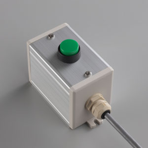 SBOX-64x80(D)-押しボタン（丸形）1点/富士電機製付-1m配線済
