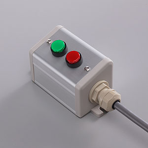 SBOX-50x57(D)-押ボタン（丸形）2点/富士電機製付-1m配線済