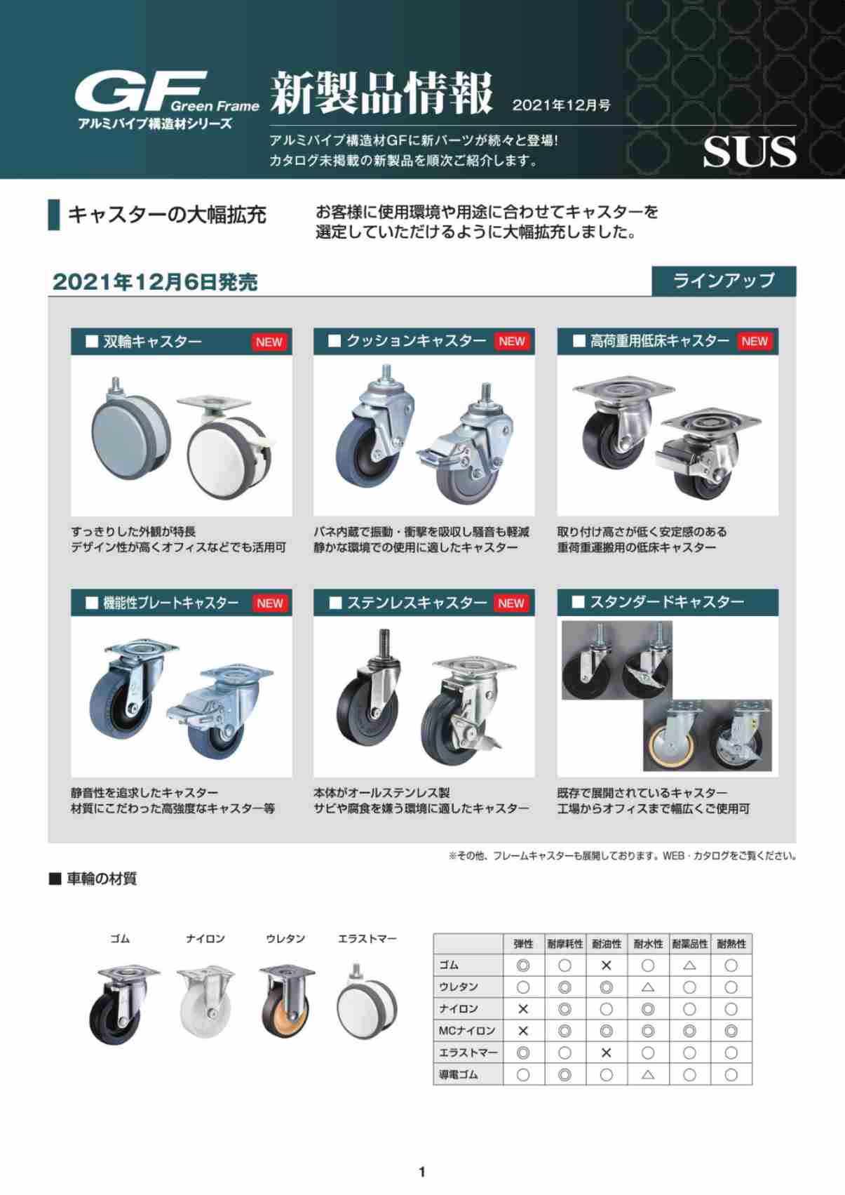 GF新製品情報 2021年12月号