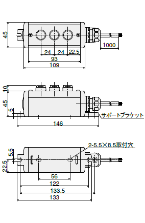 製品検索 | SBOX-45x45(D)-照光式押ボタン（丸形）3点/オムロン