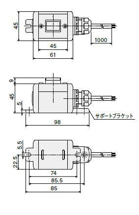 製品検索 | SBOX-45x45(D)-表示灯1点/IDEC製付-1m配線済 | SUS 製品検索 | SBOX-45x45(D)-表示灯1点/IDEC製付-1m配線済 | SUS
