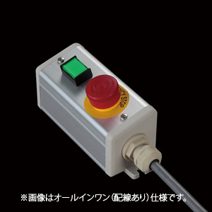 FAB 屈性回避 RF 製品検索 | SBOX-50x57(D)-照光式非常停止+押ボタン/IDEC製付
