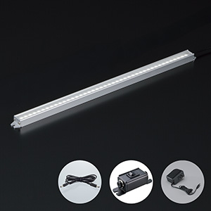 LED UF450 ネジ取付(昼白色) オールインワンパッケージ（ACアダプタ／スイッチ(ネジ取付)／ハーネス付）ケーブル1.5m