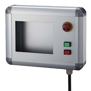 TBOX-D65-三菱(GT2510-WXTBD用)5m配線付加工済ボックス-オムロン製スイッチ付-裏面トビラタイプ