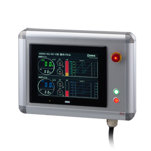 TBOX-D65-IDEC(HG3G-VA用)5m配線付加工済ボックス-IDEC製スイッチ付-裏面トビラタイプ