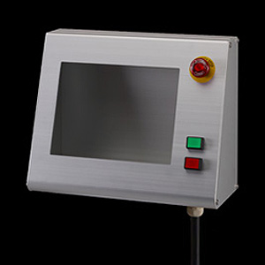 TBOX-240N-三菱(GT2510-VTBD用)5m配線付加工済ボックス-オムロン製スイッチ付-縦型