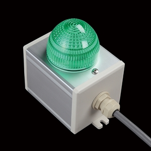 SBOX-80x80(D)-大型表示灯（緑）/IDEC製付-1m配線済