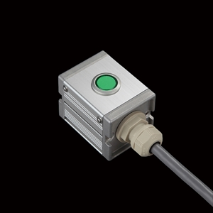 SBOX-45x45(U)-照光式押ボタン（丸形）1点/IDEC製付-1m配線済
