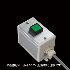 SBOX-64x80(D)-照光式押ボタン（角形）1点/IDEC製付-配線なし