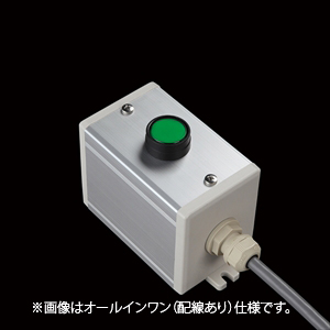 SBOX-64x80(D)-照光式押ボタン（丸形）1点/IDEC製付-配線なし