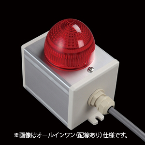 SBOX-80x80(D)-大型表示灯（赤）/IDEC製付-配線なし