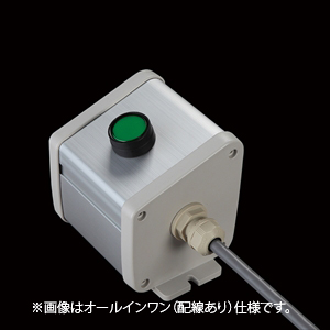 SBOX-85x95(N)-押ボタン（丸形）1点/IDEC製付-配線なし