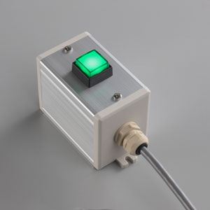 SBOX-64x80(D)-照光式押しボタン（角形）1点/富士電機製付-1m配線済