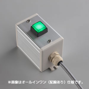 SBOX-64x80(D)-照光式押しボタン（角形）1点/富士電機製付-配線なし