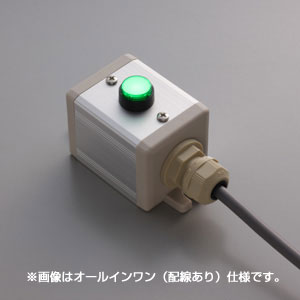SBOX-45x45(D)-照光式押しボタン（丸形）1点/富士電機製付-配線なし