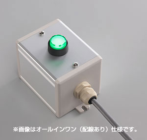 SBOX-80x80(D)-照光式押しボタン（丸形）1点/富士電機製付-配線なし
