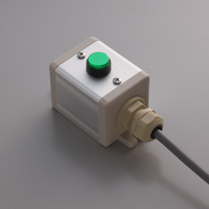 SBOX-45x45(D)-押しボタン（丸形）1点/富士電機製付-1m配線済