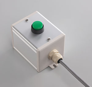 SBOX-80x80(D)-押しボタン（丸形）1点/富士電機製付-1m配線済