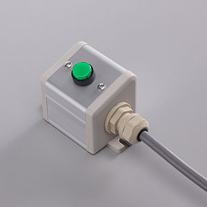 SBOX-50x57(D)-押ボタン（丸形）1点/富士電機製付-1m配線済