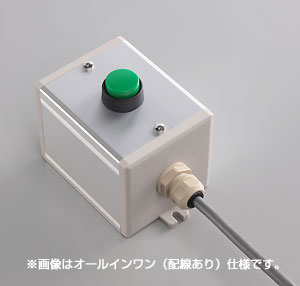 SBOX-80x80(D)-押しボタン（丸形）1点/富士電機製付-配線なし