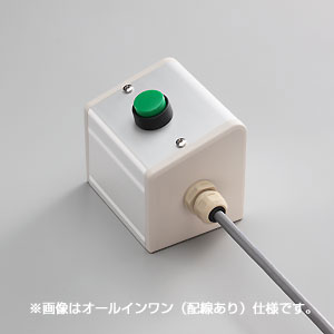 SBOX-85x95(D)-押しボタン（丸形）1点/富士電機製付-配線なし