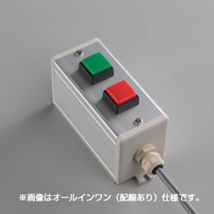 SBOX-64x80(D)-押ボタン（角形）2点/富士電機製付-配線なし