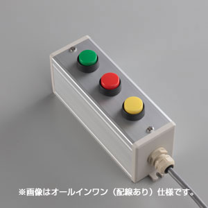 SBOX-64x80(D)-押ボタン（丸形）3点/富士電機製付-配線なし