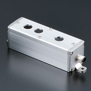 SBOX-45x45(F) 防塵防水 ボックスのみ-φ16.2（穴3ヶ所）L=142 (IP65)