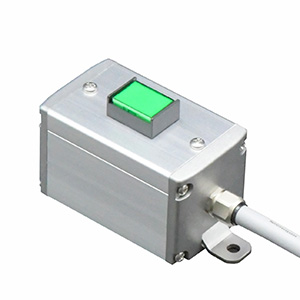 SBOX-45x45(F)-押ボタン（角形）1点/オムロン製付-3m配線済