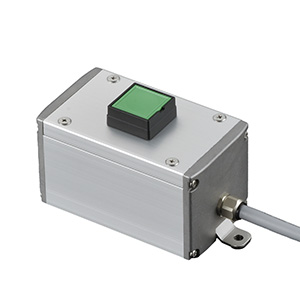 SBOX-62x60(F)-押ボタン（角形）1点/IDEC製付-3m配線済