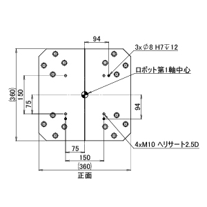 ZF ロボスタンド F32 H1000-1099 (送料別途)-3_img