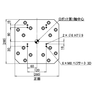 ZF ロボスタンド M23 H400-499 (送料別途)-3_img