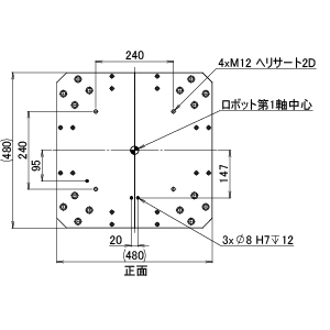 ZF ロボスタンド Y42 H1200-1300 (送料別途)-3_img